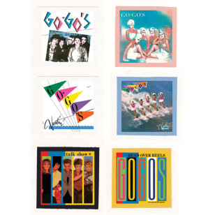 The Go- Go's - Vacation Cloth Patch or Magnet Set 